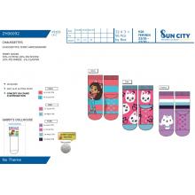 Meia Antiderrapante Gabby's Dollhouse — Pack de 24 unidades