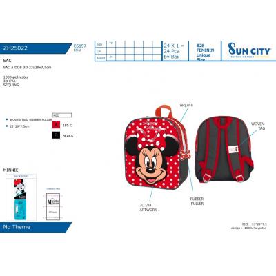 Mochila 3D Soft Minnie
