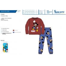 Pijama Longo Coralina Mickey — Pack de 8 unidades