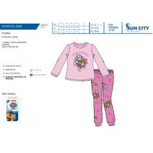 Pijama Longo Coralina Patrulha Pata — Pack de 8 unidades