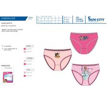 Caixa 3 Slips Princesas Disney — Pack de 6 unidades